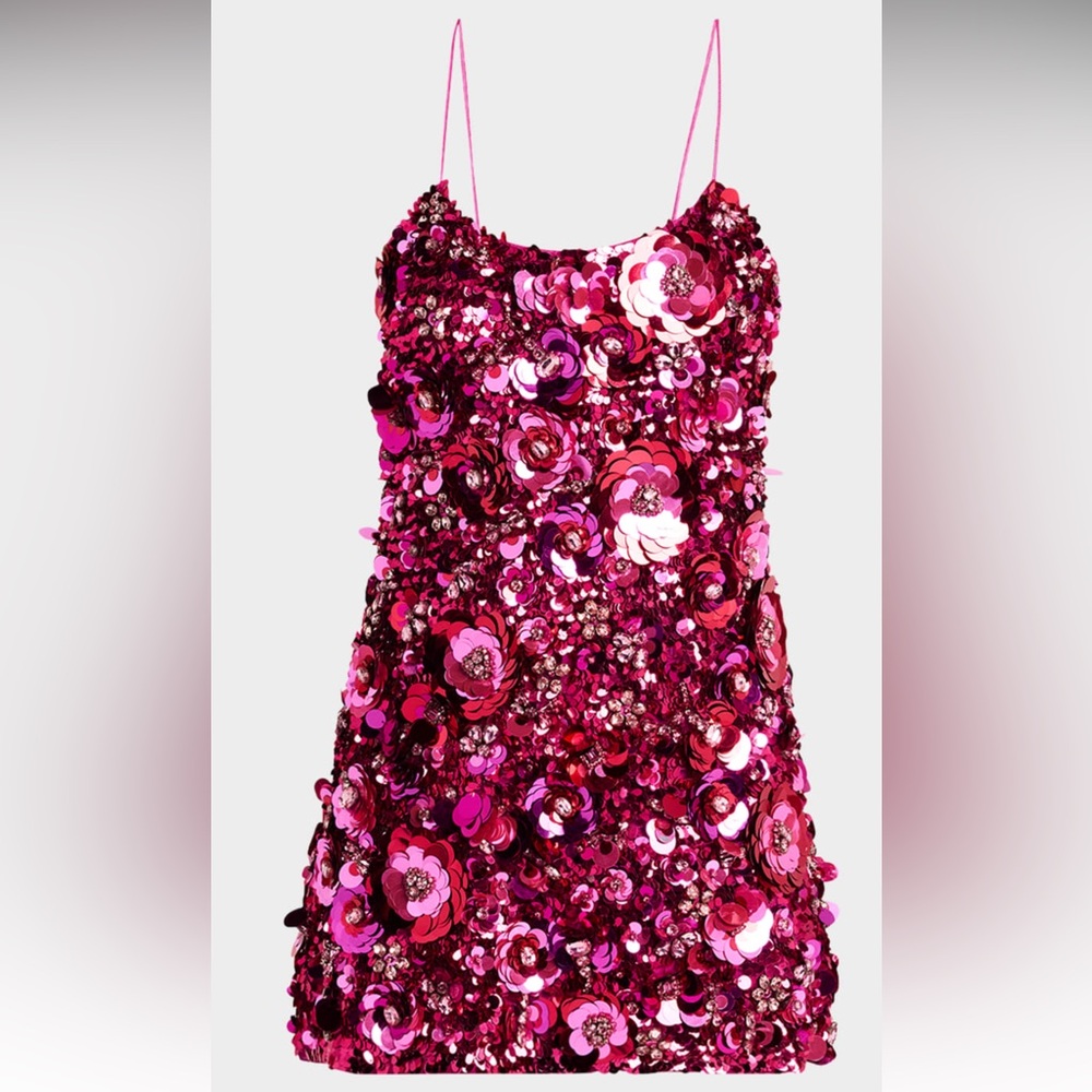 LoveShackFancy Rutherford Dress in Rouge Poppy NWT - Picture 2 of 9